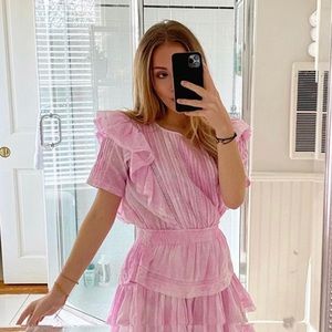 Love shack fancy Natasha pink dress